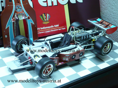 AAR EAGLE Pancho CARTER 500 Meilen von Indianapolis 1974 1:18