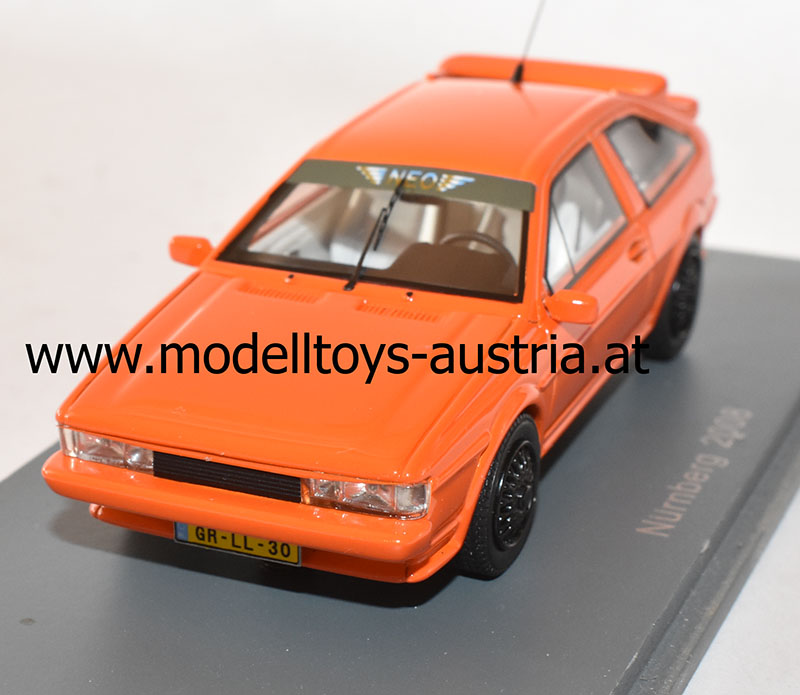 VW Scirocco III 2008 Nürnberg MESSEMODELL orange 1:43