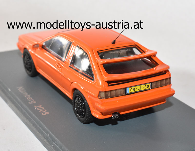 VW Scirocco III 2008 Nürnberg MESSEMODELL orange 1:43