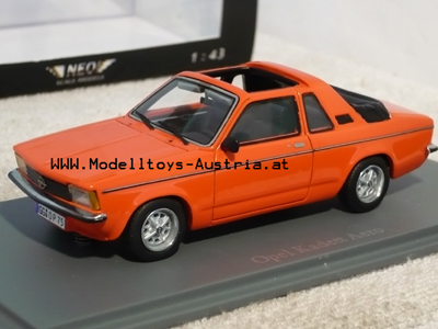 Opel Kadett C AERO 1978 rot offenes Dach 1:43