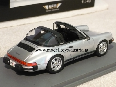 Porsche 911 SC Carrera Targa USA Amerika Version silber 1:43