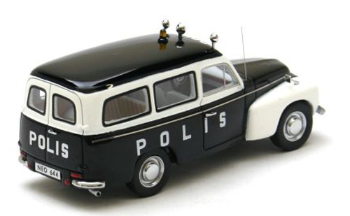 Volvo PV 445 DH Duett Kombi 1956 POLIS / POLIZEI schwarz 1:43