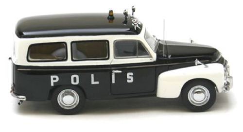 Volvo PV 445 DH Duett Kombi 1956 POLIS / POLIZEI schwarz 1:43