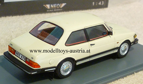 Saab 90 Coupe 1984 - 1987 weiss 1:43