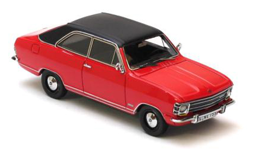 Opel Olympia A LS Fastback Coupe 1970 rot / schwarz 1:43