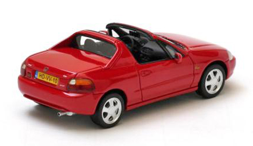 Honda Civic CR-X del Sol TARGA 1992 - 1998 rot 1:43