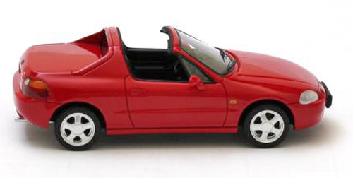 Honda Civic CR-X del Sol TARGA 1992 - 1998 rot 1:43