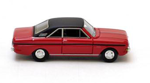 Ford Taunus P6 Coupe 15M RS 1968 rot / schwarz 1:87 HO
