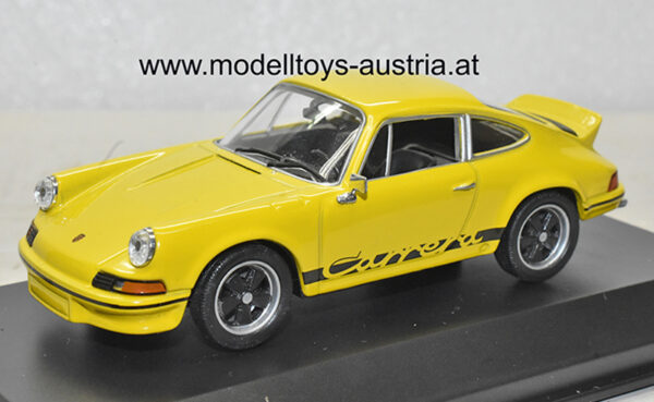 Porsche 911 Coupe Carrera RS 2.7 1973 gelb / schwarz 1:43