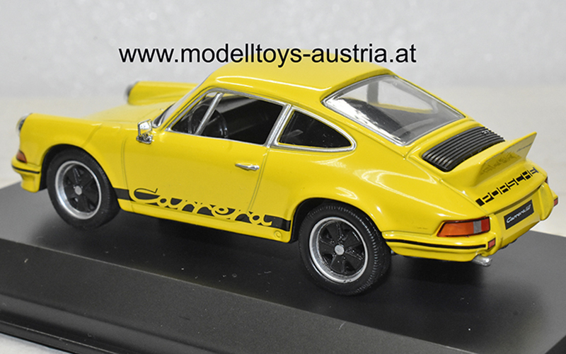Porsche 911 Coupe Carrera RS 2.7 1973 gelb / schwarz 1:43