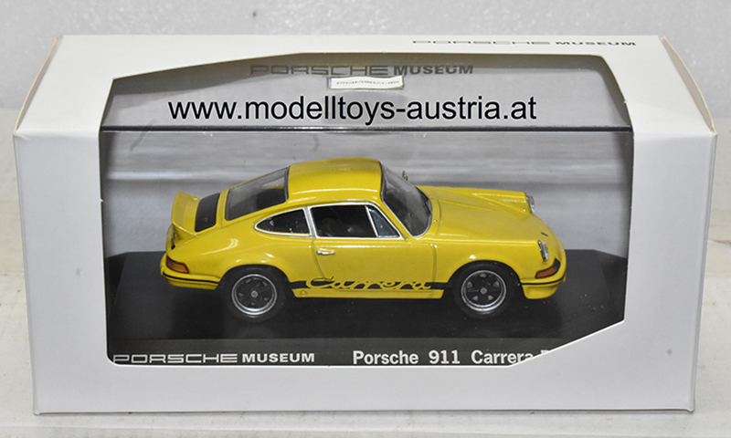 Porsche 911 Coupe Carrera RS 2.7 1973 gelb / schwarz 1:43