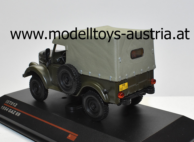 Gaz 69 1954 olive grün 1:43