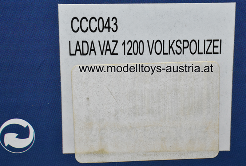 Lada 1200 / Fiat 124 1971 VOLKSPOLIZEI Polizei grün / weiss 1:18