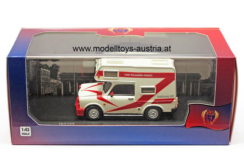 Trabant 601 Wohnmobil Tropicamp 601 1980 weiss 1:43