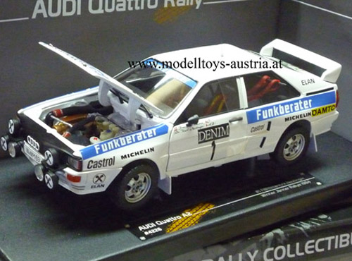 Audi Quattro 1984 Jänner Rally Sieger WITTMANN / NESTINGER 1:18