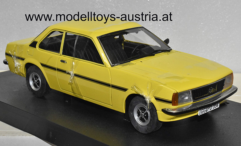 Opel Ascona B Limousine SR 2-türig 1975 gelb 1:18