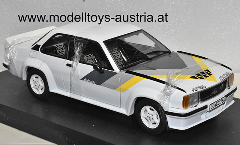 Opel Ascona B Limousine 400 weiss / gelb / grau / schwarz 1:18