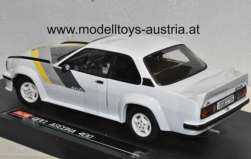 Opel Ascona B Limousine 400 weiss / gelb / grau / schwarz 1:18