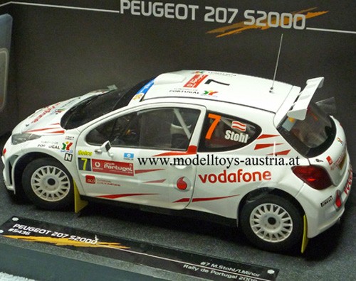 Peugeot 207 S2000 2008 Rally Portugal STOHL / MINOR 1:18
