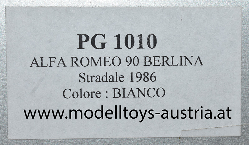 Alfa Romeo 90 Super 1986 weiss 1:43