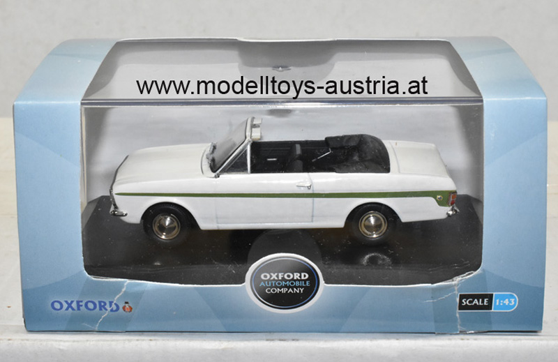 Ford Cortina II Crayford Cabrio weiss 1:43