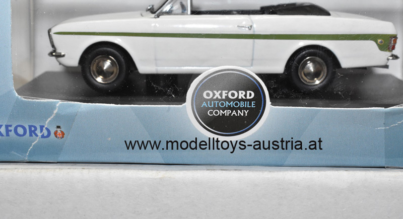 Ford Cortina II Crayford Cabrio weiss 1:43