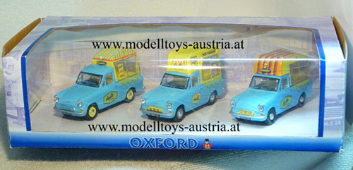 Ford Anglia WALLs EIS Wagen 3 verschiedene 1:43