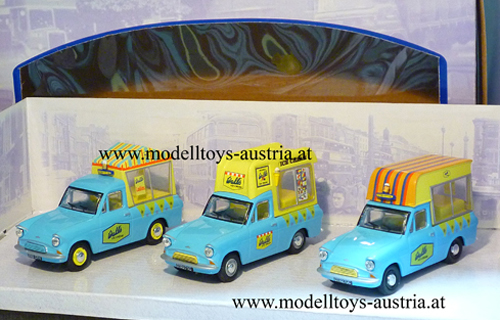 Ford Anglia WALLs EIS Wagen 3 verschiedene 1:43