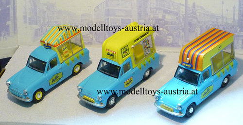 Ford Anglia WALLs EIS Wagen 3 verschiedene 1:43
