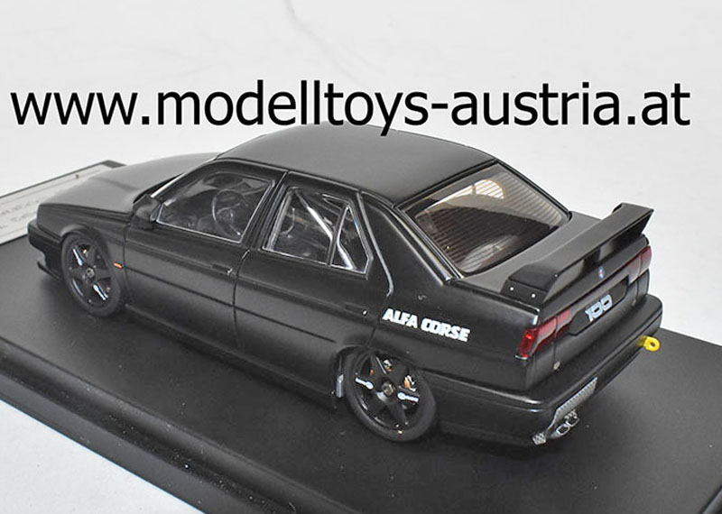 Alfa Romeo 155 TS Silverstone matt schwarz 1:43
