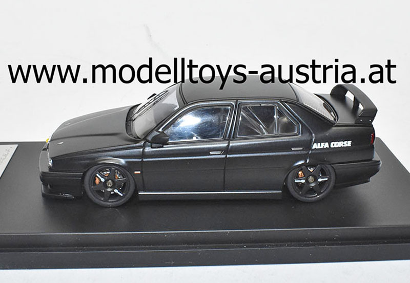 Alfa Romeo 155 TS Silverstone matt schwarz 1:43