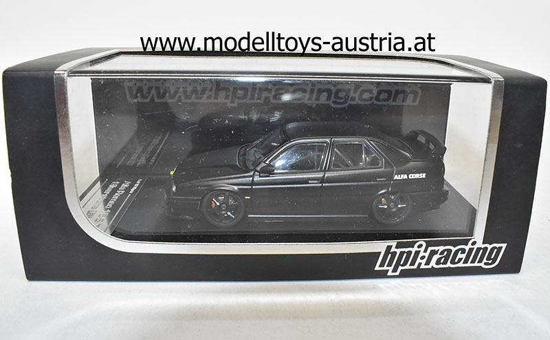 Alfa Romeo 155 TS Silverstone matt schwarz 1:43