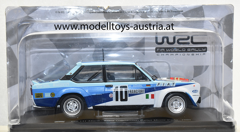 Fiat 131 Abarth WRC 1980 Rally Monte Carlo Sieger Walter RÖHRL / Christian GEISTDÖRFER 1:24