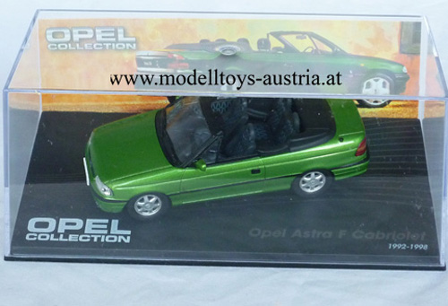 Opel Astra F Cabrio 1992 - 1998 grün metallik 1:43