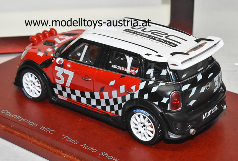 Mini Cooper COUNTRYMAN WRC 2011 PRESENTATION PARIS AUTO SHOW 1:43