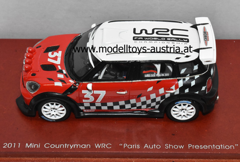 Mini Cooper COUNTRYMAN WRC 2011 PRESENTATION PARIS AUTO SHOW 1:43