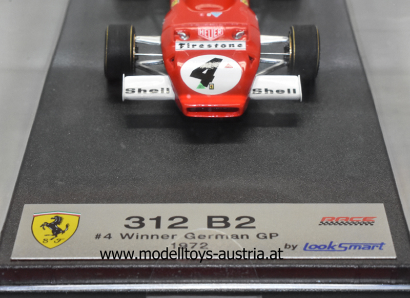 Ferrari 312 B2 1972 Jacky ICKX Sieger Deutschland GP 1:43