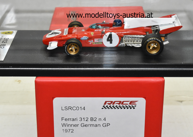 Ferrari 312 B2 1972 Jacky ICKX Sieger Deutschland GP 1:43