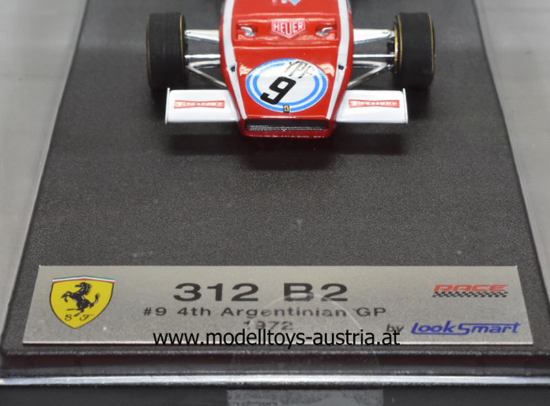 Ferrari 312 B2 1972 Clay REGAZZONI Argentinien GP 1:43