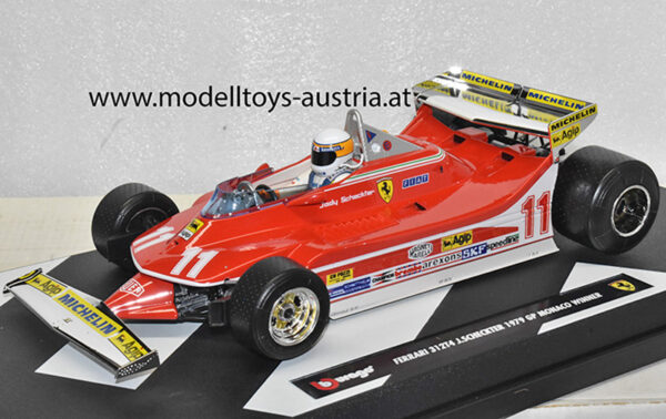 Ferrari 312 T4 1979 Jody SCHECKTER Weltmeister Sieger Monaco GP Monte Carlo 1:18