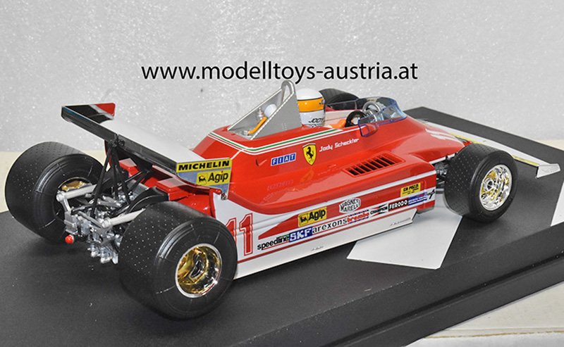 Ferrari 312 T4 1979 Jody SCHECKTER Weltmeister Sieger Monaco GP Monte Carlo 1:18