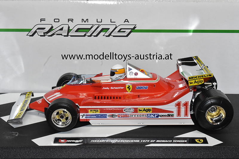 Ferrari 312 T4 1979 Jody SCHECKTER Weltmeister Sieger Monaco GP Monte Carlo 1:18