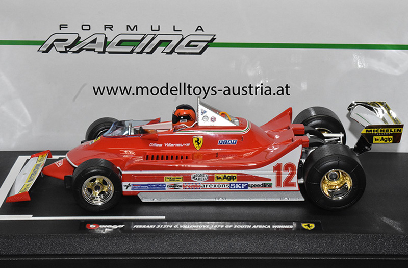 Ferrari 312 T4 1979 Gilles VILLENEUVE Südafrika GP 1:18