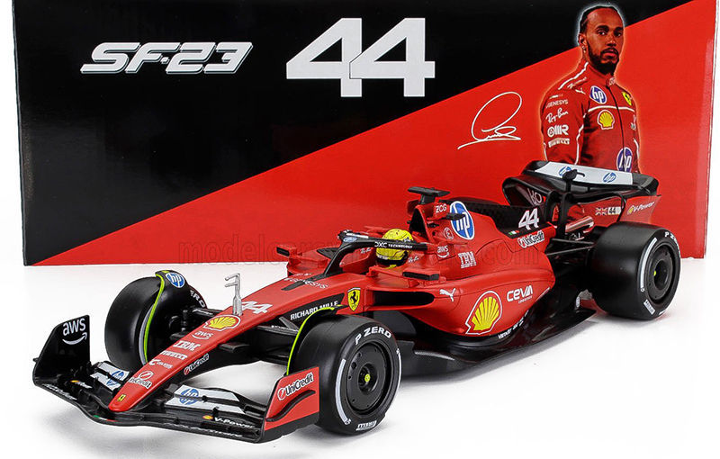 Ferrari SF-23 Ferrari 2025 Lewis HALITON Fiorano Test 1:18