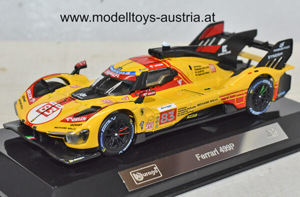 Ferrari 499P 2024 Le Mans Robert KUBICA / Robert SHWARTZMAN / Yifei YE 1:43