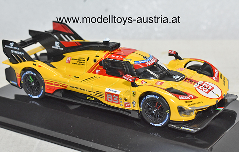 Ferrari 499P 2024 Le Mans Robert KUBICA / Robert SHWARTZMAN / Yifei YE 1:43