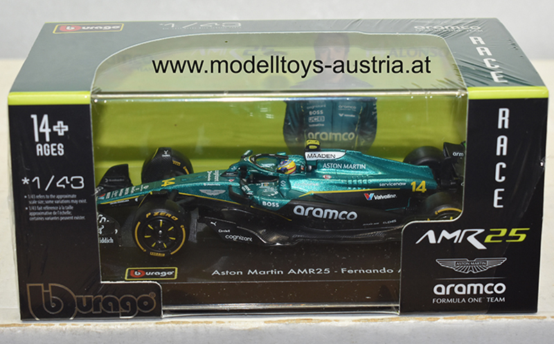 Aston Martin AMR25 Mercedes 2025 Fernando ALONSO 1:43