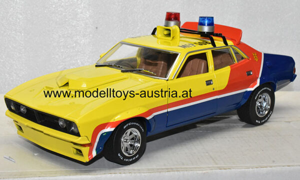 Ford Falcon XB V8 Interceptor 1974 Polizei MAD MAX 1:18
