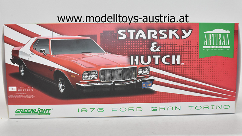 Ford Gran Torino 1976 Starsky & Hutch rot /weiss 1:18