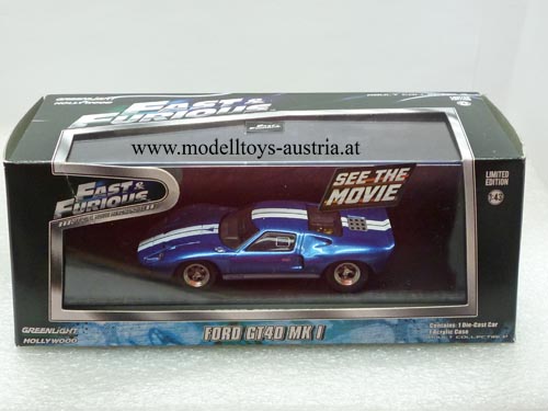 Ford GT40 MKI FAST & FURIOUS 1:43